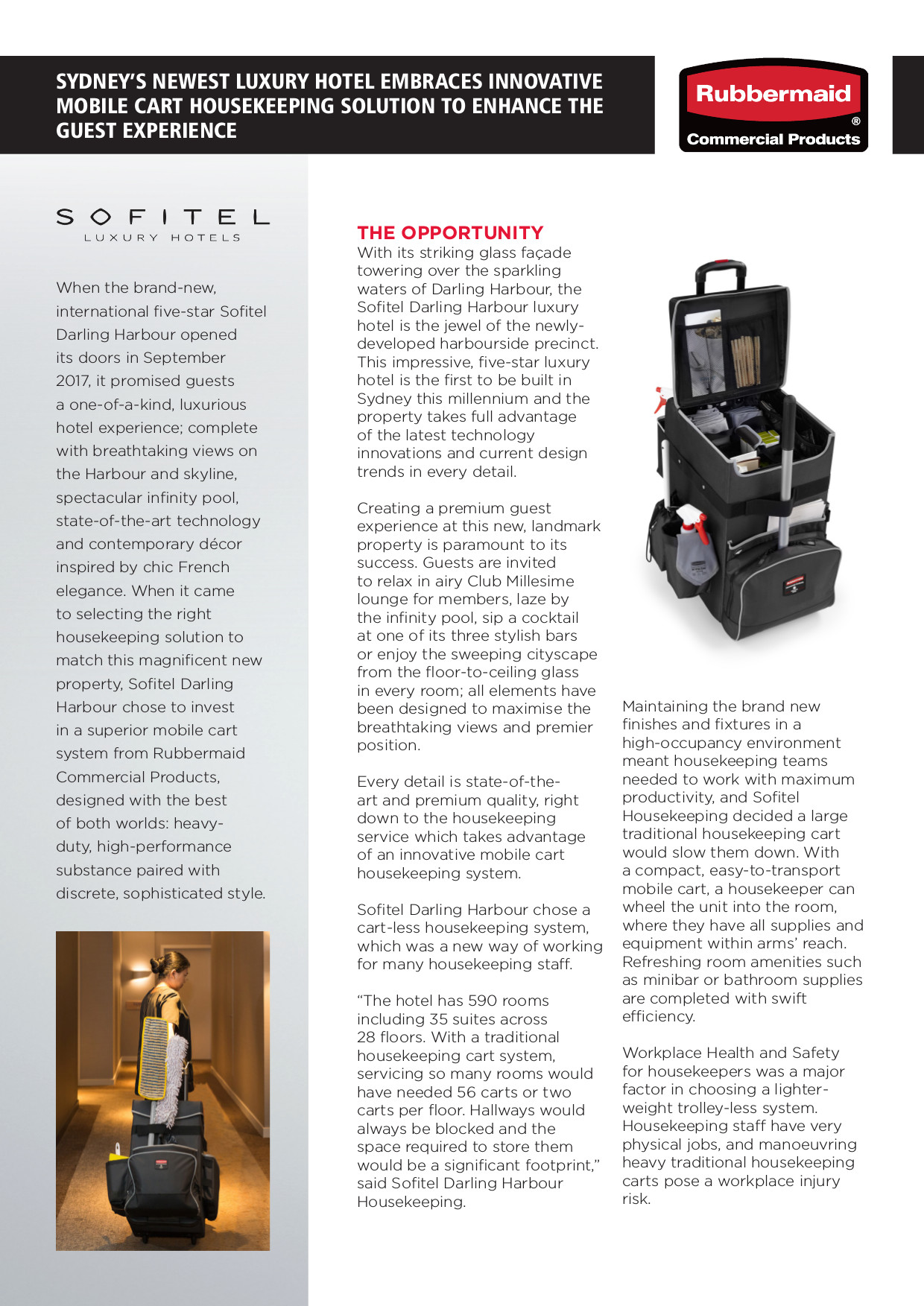 Sofitel Darling Harbour Case Study- Quick Cart