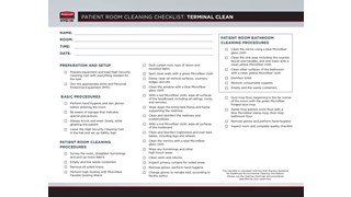 HYGEN™ Healthcare Cleaning Process Checklists