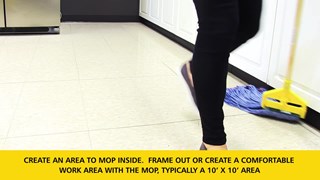 Learn the steps to mopping a floor.