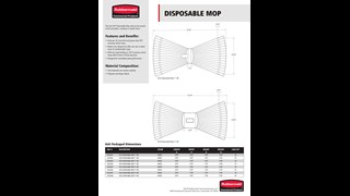 Detailed product specifications of the Disposable Mop.