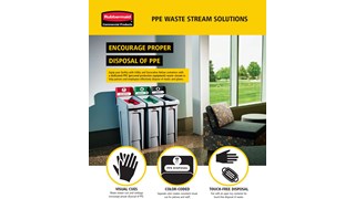 Learn how to Equip your facility with Utility and Decorative Refuse containers that have a dedicated PPE waste stream