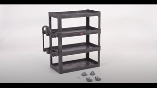 Quick and easy tutorial on how to assemble the RCP 4-Shelf Heavy-Duty Utility Cart