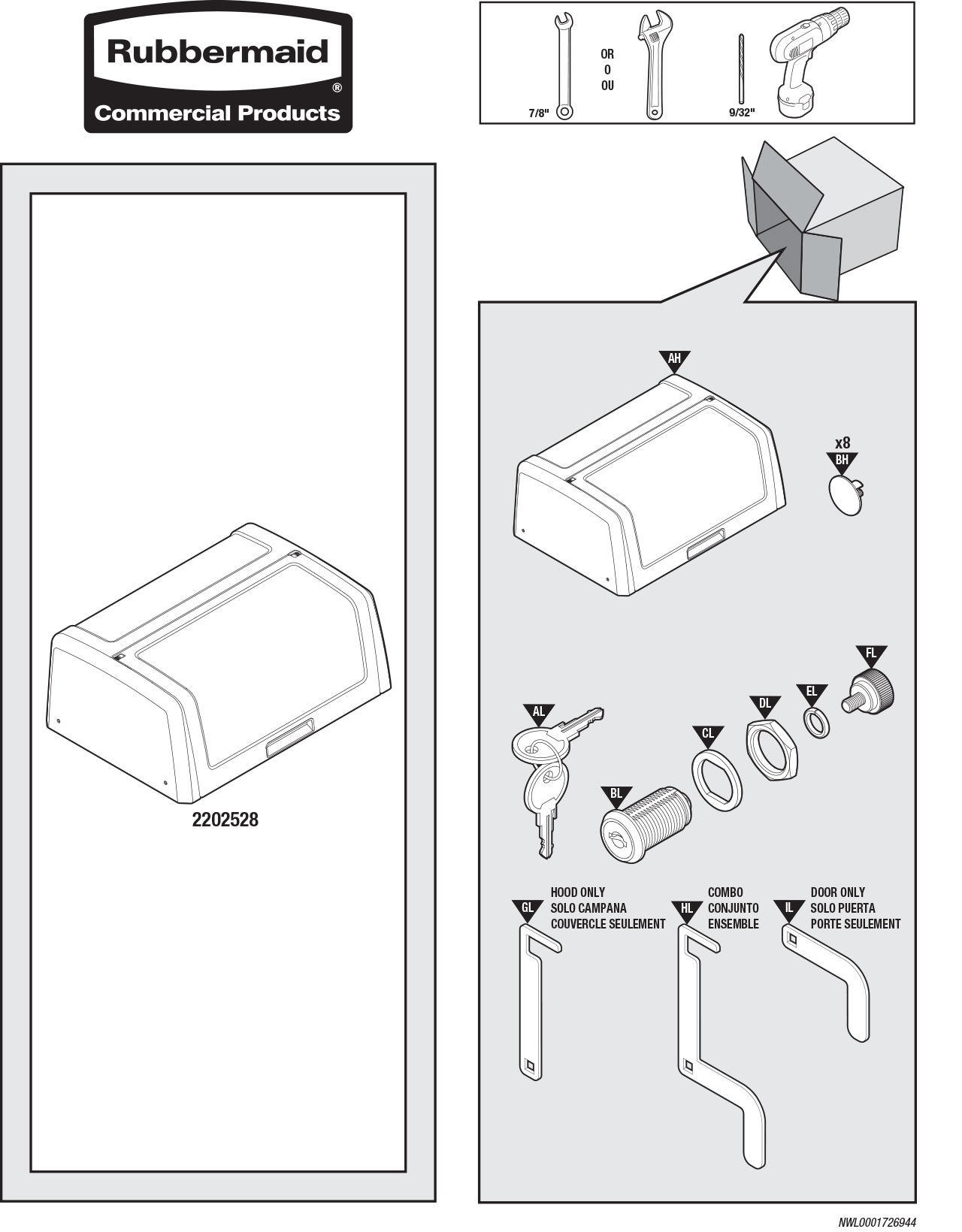Use this instruction guide to assist in assembling your RCP product.