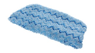 Il rivestimento per pulizia a umido in microfibra HYGEN™ Rubbermaid Commercial per Flexi-Frame è l'ideale per pulizie generiche, con o senza l'uso di agenti chimici.