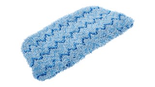 Il rivestimento per pulizia a umido in microfibra HYGEN™ Rubbermaid Commercial per Flexi-Frame è l'ideale per pulizie generiche, con o senza l'uso di agenti chimici.