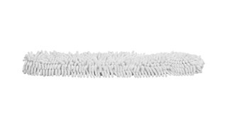 La funda del plumero Flexi-Wand de microfibra Rubbermaid Commercial HYGEN™ atrapa fácilmente el polvo, el cabello y las partículas más grandes.