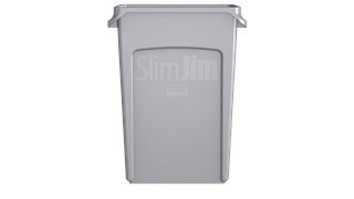I bidoni Slim Jim® Rubbermaid Commercial con sfiati offrono prestazioni eccellenti anche in spazi ristretti.