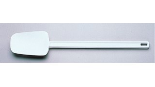Espátula multiusos de 24,1 cm con forma de cuchara diseñada raspar, servir y untar en preparaciones de alimentos sin calor.