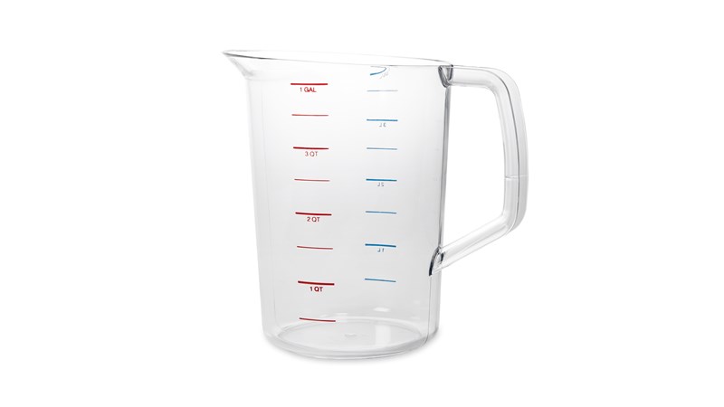 Rubbermaid Commercial Bouncer Measuring Cup,2-Quart,Clear,FG321700CLR —  CHIMIYA