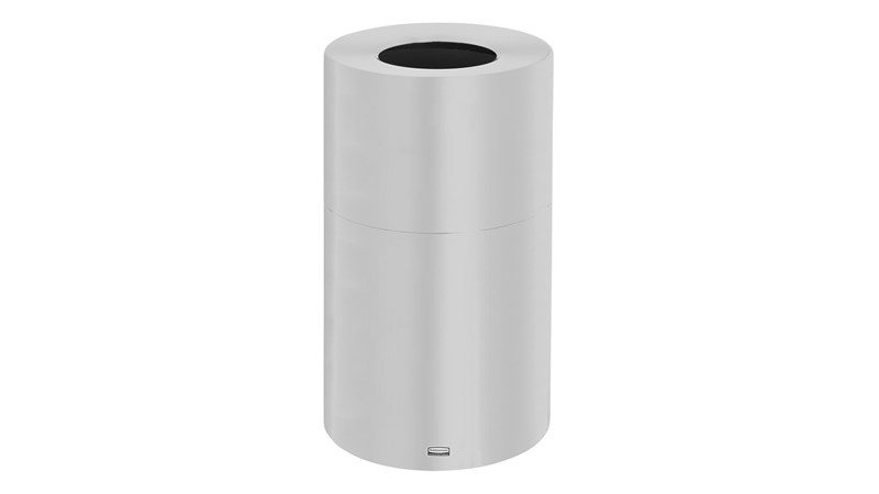 Durable and corrosion-resistant, the Atrium® 132 l FGAOT35 Open Top Decorative Indoor Waste Container has a clean, classic look with an open top for easy waste disposal.