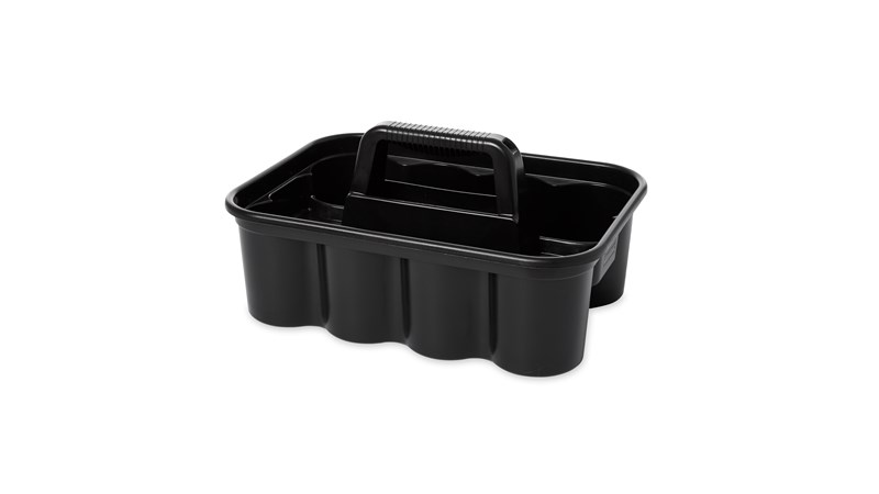 Plastic Tote Tool & Supply Cleaning Caddy with Handle Heavy-Duty
