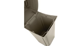 The Rubbermaid Commercial Ranger® Classic Waste Bins feature Rubbermaid's famous durability, modern styling, and easy-to-service design.