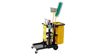 The Rubbermaid Commercial Janitor Trolley Cleaning Cart with Zippered Yellow Bag collects waste and transports tools for efficient cleaning.

Rubbermaid Commercial products has created a line of cleaning carts capable of helping your staff members perfect facility maintenance while you simultaneously minimise turnover by providing an efficient and easy-to-maneuver trolley. 

Learn more about our high capacity janitor cart options, related products and how we can assist on your journey to improve customer service and satisfaction.

With our cleaning service equipment, you can expect: