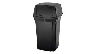 The Rubbermaid Commercial Ranger® Classic Waste Bin features reliable durability, modern styling, and easy-to-service design.