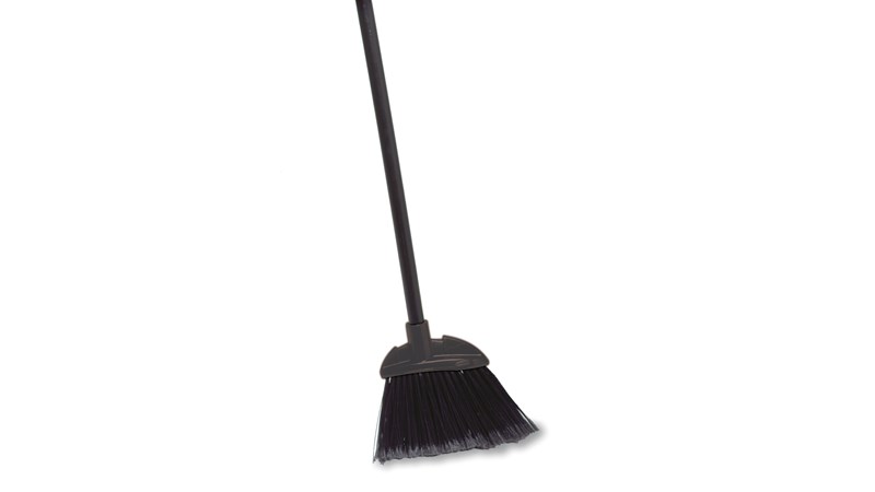 The Rubbermaid Commercial Executive Lobby Broom with Vinyl Handle is great for sweeping and cleaning in restaurants, Shopping Centres, Reception Areas, and more.