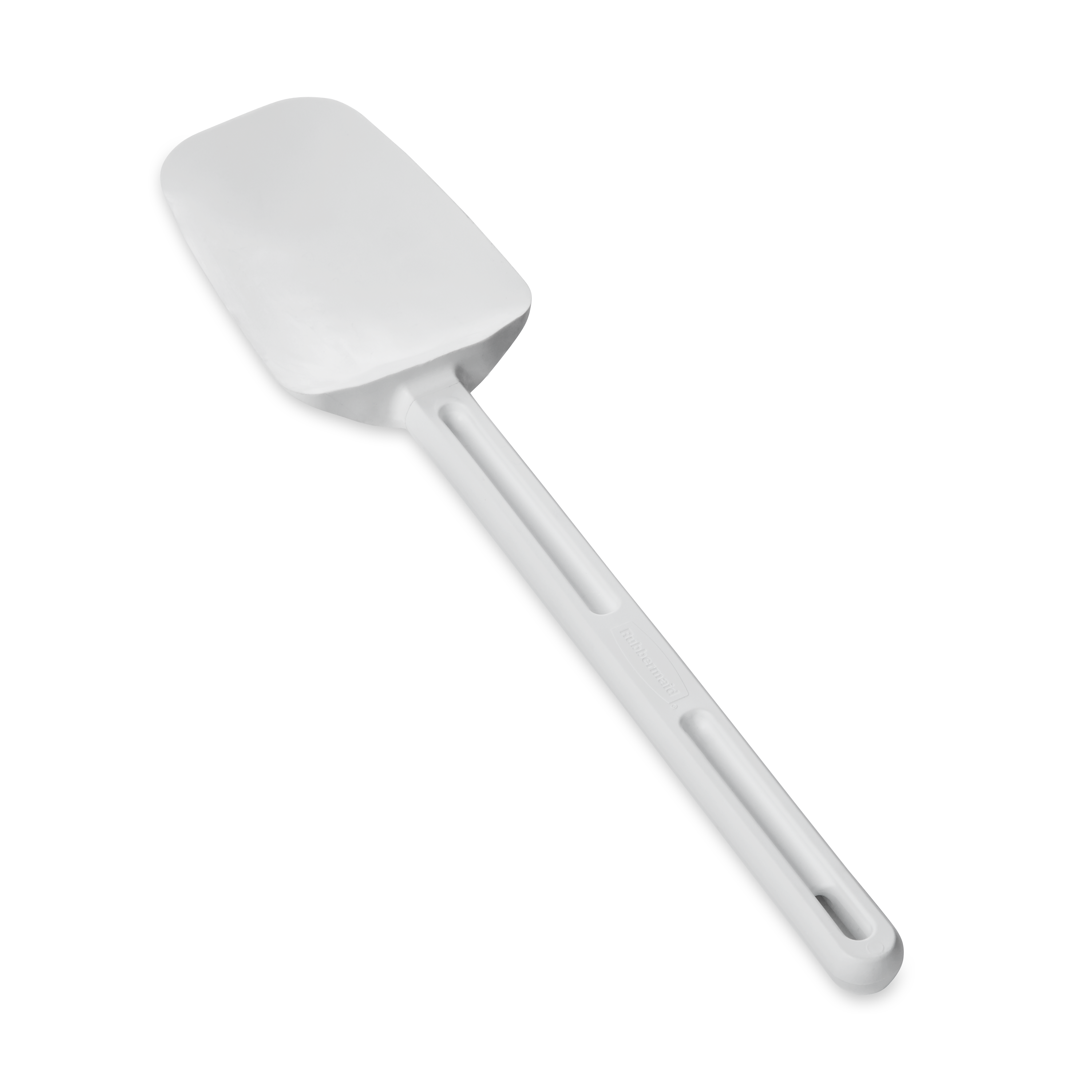 Rubbermaid Commercial Products Cold Temperature Spoon Spatula, 13.5 Inch,  Clean-Rest Design (FG193400WHT), White (Pack of 2)