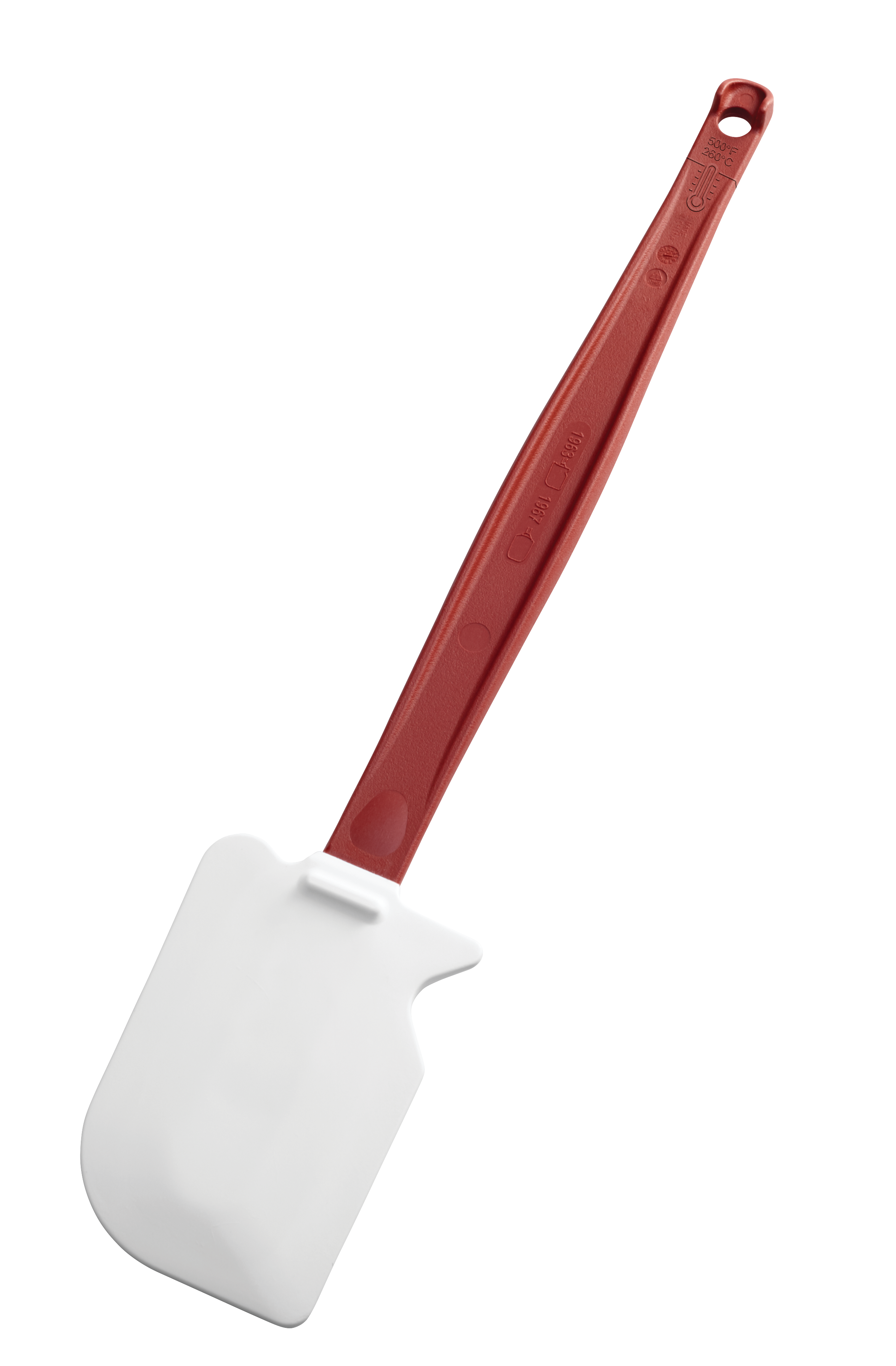 Rubbermaid High-Heat Cook's Scraper, 16 1/2, Red/White