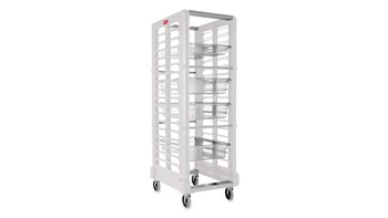 The Rubbermaid Commercial Racks and Carts increase efficiency by maximizing space, transportation, and storage