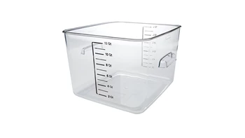 Crystal-Clear Square Storage Containers