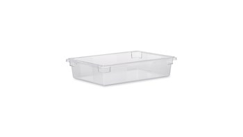 The Rubbermaid Commercial Food Storage Tote Box is a durable, versatile food storage box. These bulk food storage containers are NSF-Certified.