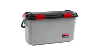 The Rubbermaid Commercial HYGEN™ Microfibre Charging Bucket is ideal for healthcare facilities, with a bucket designed to prevent oversaturation of Microfibre wet pads.