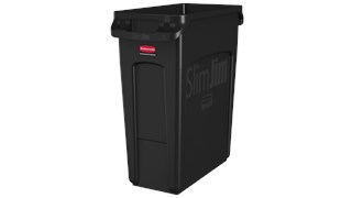 Los contenedores con canales de ventilación Rubbermaid Commercial Slim Jim® ofrecen un rendimiento inigualable en espacios restringidos.