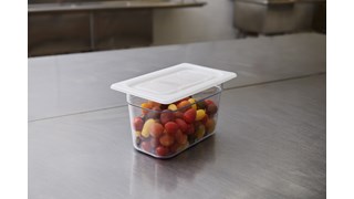Clear, break resistant insert pans in industry standard, gastronorm sizes.