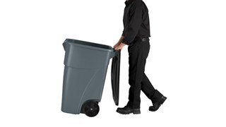 Easy mobility for material handling, general refuse, and bulk waste collection.