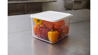 The Rubbermaid Commercial seven colours of storage and prep tools help to reduce cross-contamination in your kitchen