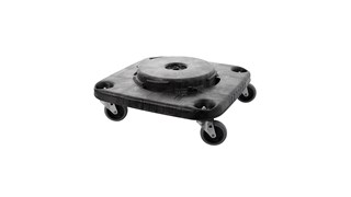 Le socle carré  sur roues Rubbermaid BRUTE® est conçu pour les collecteurs 3526 et 3536.