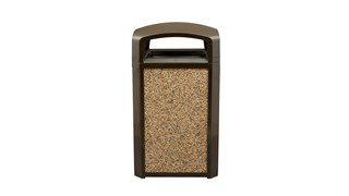 Decorative stone panel option for the Landmark Series® refuse collection. Can be used for both indoor and outdoor areas, including building entrances, Reception Areas and Shopping Centres