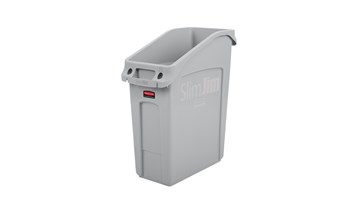 Slim Jim® Untertischbehälter 49 l, grau