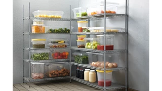 The Rubbermaid Commercial seven colours of storage and prep tools help to reduce cross-contamination in your kitchen