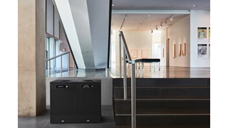 The sleek Silhouettes 151L FGSC22 Decorative Square Indoor Waste Container has a contemporary perforated pattern designed to seamlessly and beautifully blend with modern facilities and environments. High-quality materials and craftsmanship ensure containers can withstand the rigours of everyday use.
