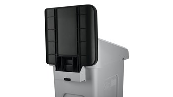 Slim Jim® Recyclingstation, Hinweistafel, schwarz