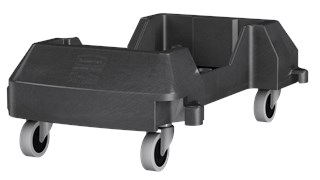 The Rubbermaid Commercial Vented Slim Jim® Resin Dolly is designed to support and transport Vented Slim Jim® containers smoothly and efficiently through any commercial facility.