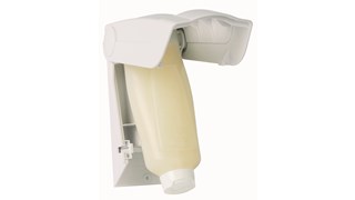Push & Go is robust dispenser with a leak-proof refill. Easy-to-use, trouble-free system for baths and showers.