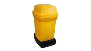 Abfallbehälter mit hoher Kapazität für die Entsorgung von gebrauchten Windeln.