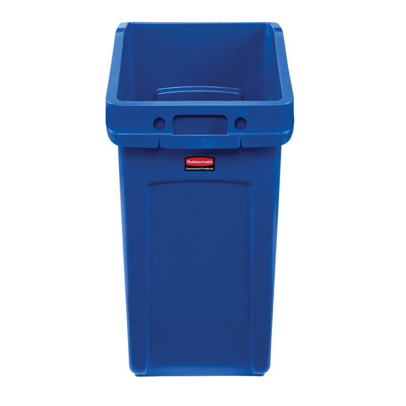 Tapa para contenedor color azul Rubbermaid Slim Jim 099135 