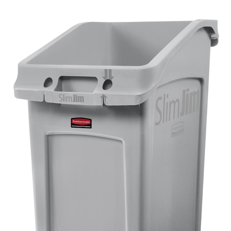 Rubbermaid 2026695 52 Qt. / 13 Gallon Slim Jim Under-Counter