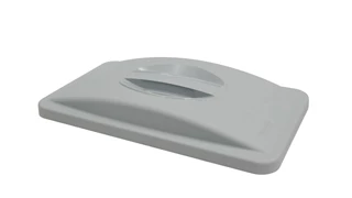 A variety of Slim Jim  Lids are available to help facilitate waste and recycling sortation
