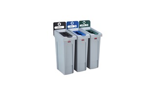 Eine anpassbare Recycling-Lösung mit gepflegten Auftritt und voller Hinterhoffunktionalität.
