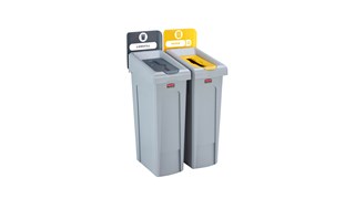 An adaptable recycling solution offers a front-of-house look with back-of-house functionality.