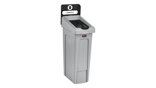 An adaptable recycling solution offers a front-of-house look with back-of-house functionality.