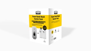 The Foam Hand Wash Manual Starter Pack includes one Manual Foam Soap White dispenser and 2 foam hand wash refills. It's a simple and effective way to prevent the spread of harmful bacteria in your facilities.