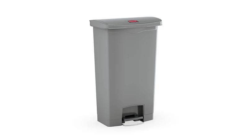 The Rubbermaid Commercial Streamline™ Step-On Container features a slim profile and small footprint to fit in tightest spaces. Streamline™ Step-On containers are constructed with premium-quality materials and meet the needs of any environment with efficiency, safety, and durability.