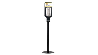 This all-metal stand with a weighted base enables free-standing AutoFoam or AutoFoam LumeCel™ dispenser placement for proper hand hygiene anywhere.