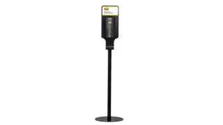 This all-metal stand with a weighted base enables free-standing AutoFoam or AutoFoam LumeCel™ dispenser placement for proper hand hygiene anywhere.