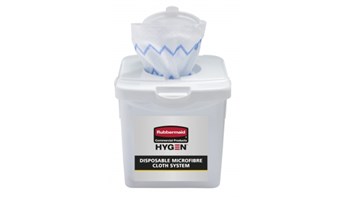 HYGEN™ Disposable Microfibre Cloth Charging Tub, 4 Pack