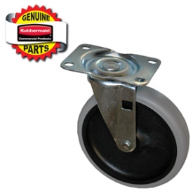 Replacement castors are designed specifically for Rubbermaid Commercial products.
